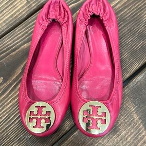 Tory Burch Fuchsia Reva Flats
